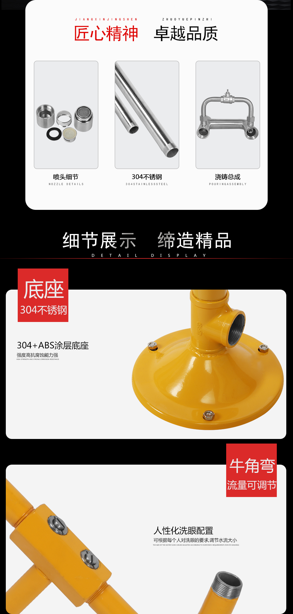 YK1005A复合洗眼器（ABS）